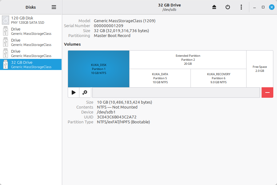 Verify the Boot Sector of an image under linux